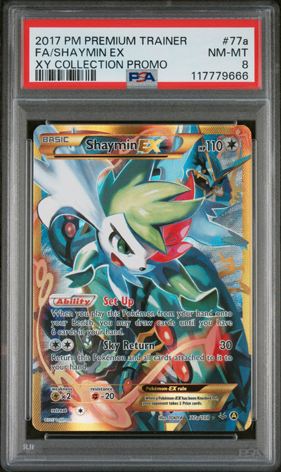 Alternate Art Promos  77a/108 PSA8 #117779666 Shaymin EX  - Holofoil - Promo