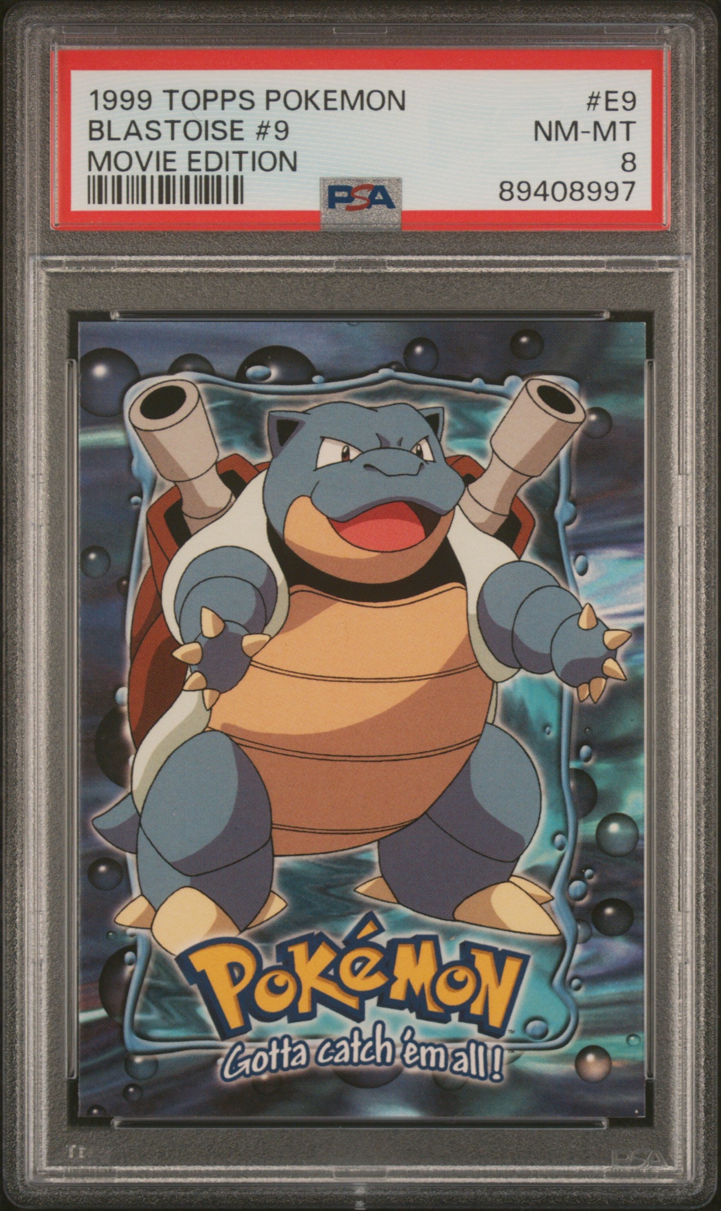 Topps Chrome 1999 - Series 1  #E9 - PSA8 #89408997 - Blastoise