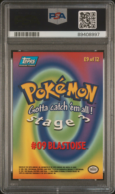 Topps Chrome 1999 - Series 1  #E9 - PSA8 #89408997 - Blastoise