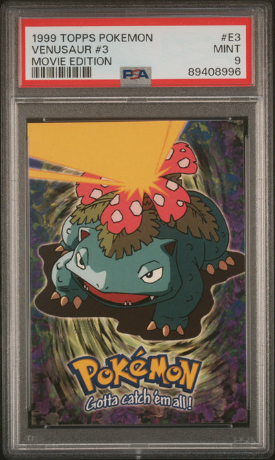 Topps Chrome 1999 - Series 1  #E3 - PSA9 #89408996 - Venusaur