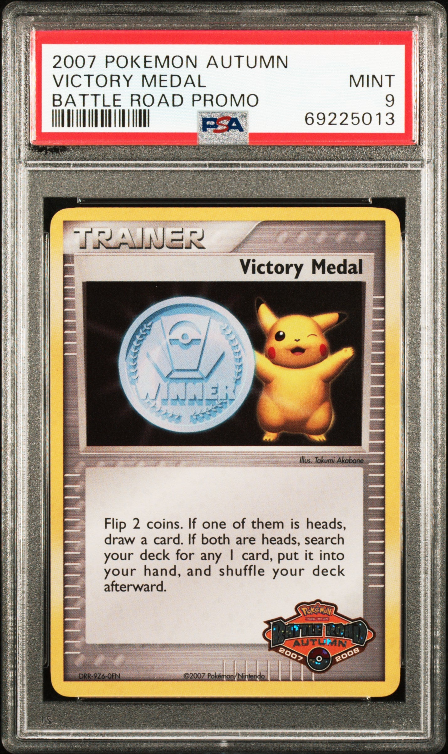 League & Championship Cards PSA9 #69225013 Victory Medal  - Holofoil - Promo (Autumn)