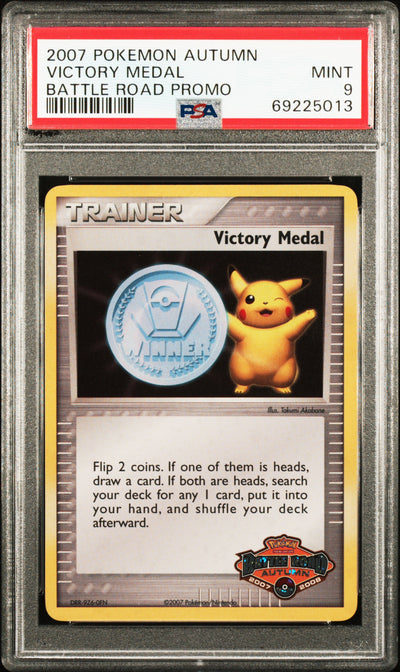 League & Championship Cards PSA9 #69225013 Victory Medal  - Holofoil - Promo (Autumn)