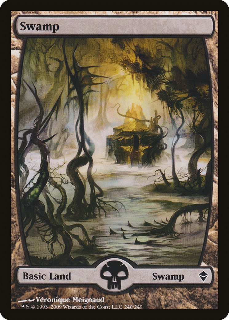 Zendikar - (ZEN-240) - Swamp (240) - Full Art