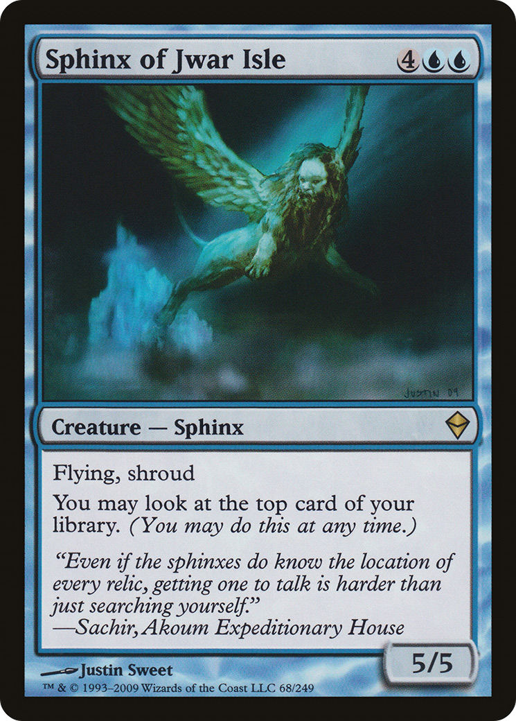 Zendikar - (ZEN-068) - Sphinx of Jwar Isle