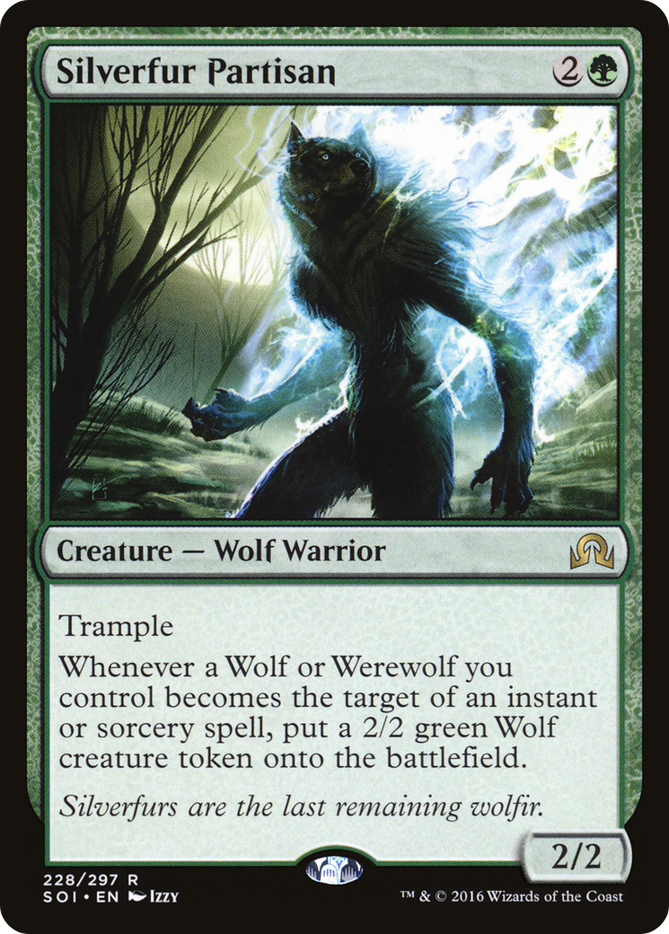 Shadows over Innistrad - (SOI-228) - Silverfur Partisan Foil