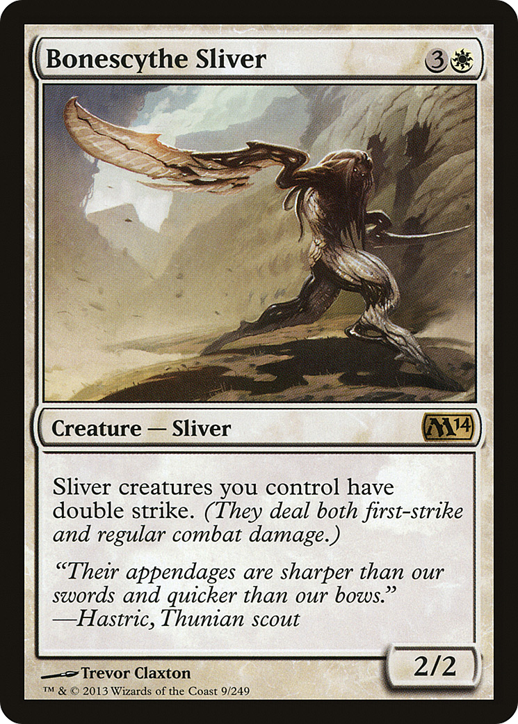Magic 2014 - (M14-009) - Bonescythe Sliver
