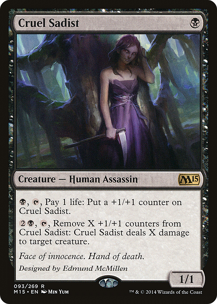 Magic 2015 - (M15-093) - Cruel Sadist Foil