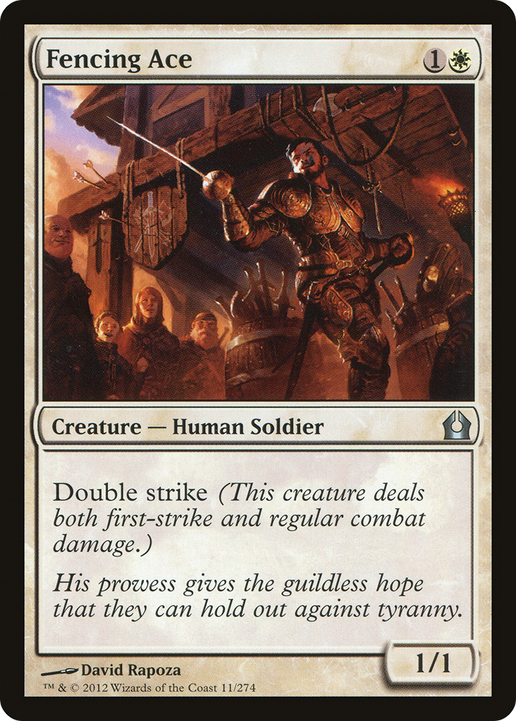 Return to Ravnica - (RTR-011) - Fencing Ace Foil
