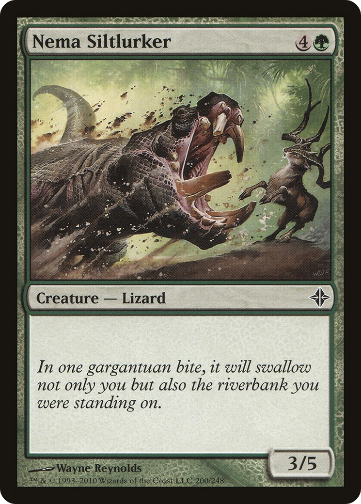 Rise of the Eldrazi - (ROE-200) - Nema Siltlurker Foil