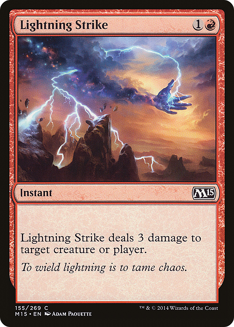 Magic 2015 - (M15-155) - Lightning Strike Foil