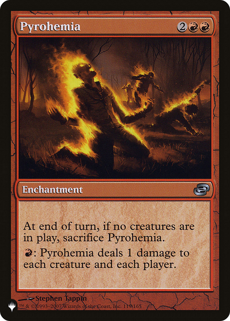 The List - (LIST-119/165) - Pyrohemia: (colorshifted)