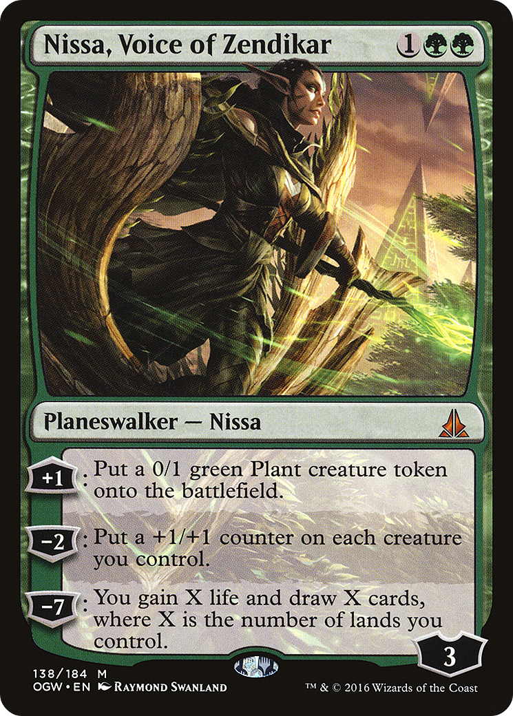 Oath of the Gatewatch - (OGW-138) - Nissa, Voice of Zendikar Foil