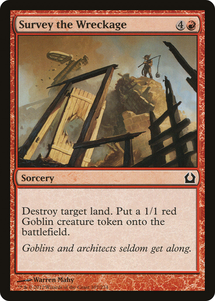 Return to Ravnica - (RTR-107) - Survey the Wreckage Foil