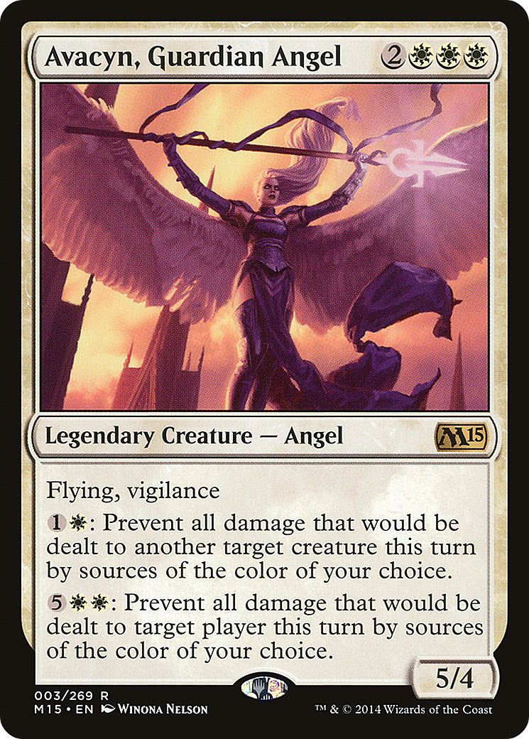 Magic 2015 - (M15-003) - Avacyn, Guardian Angel Foil