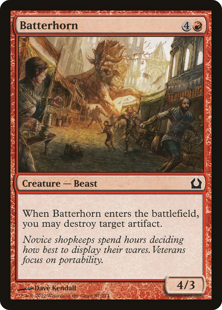 Return to Ravnica - (RTR-087) - Batterhorn Foil