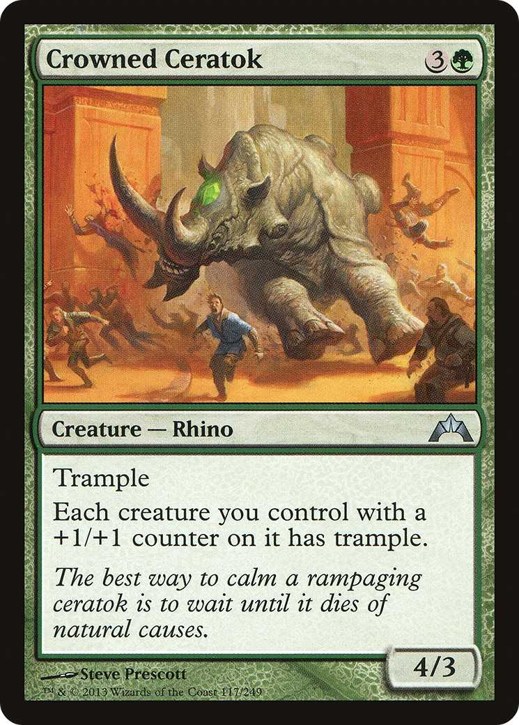 Gatecrash - (GTC-117) - Crowned Ceratok
