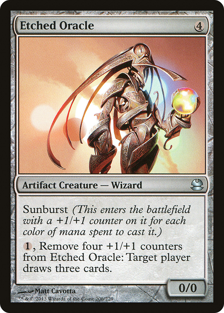Modern Masters - (MMA-206) - Etched Oracle Foil