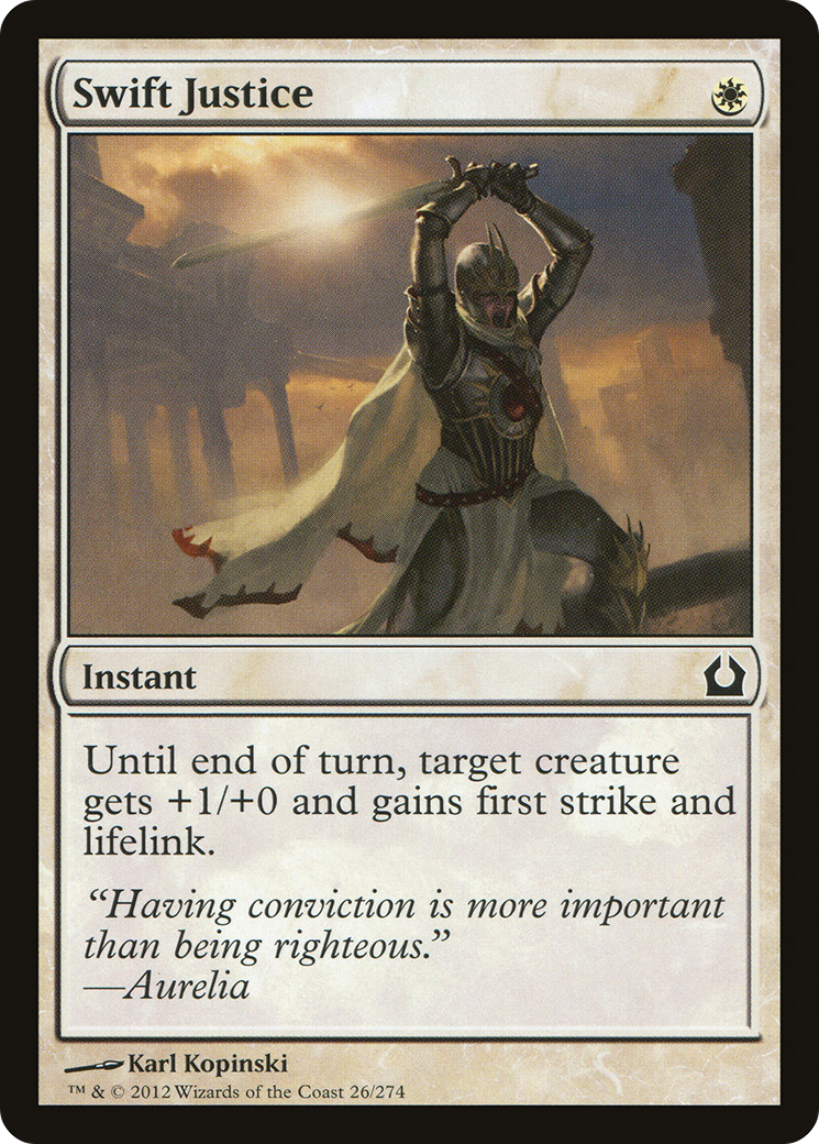 Return to Ravnica - (RTR-026) - Swift Justice Foil