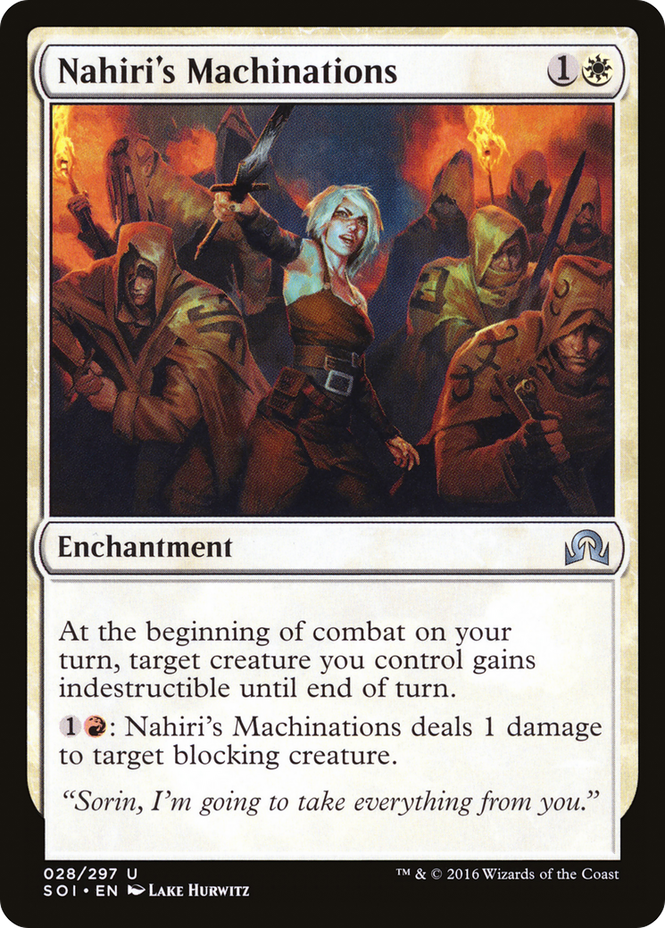 Shadows over Innistrad - (SOI-028) - Nahiri's Machinations