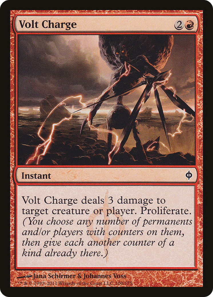New Phyrexia - (NPH-100) - Volt Charge Foil