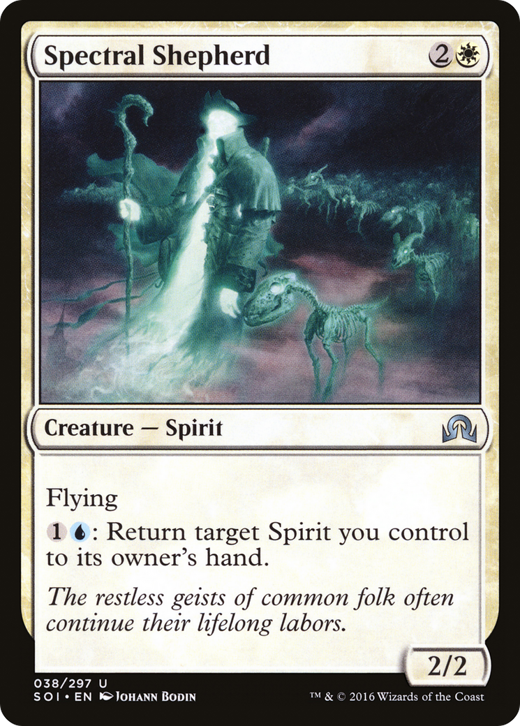 Shadows over Innistrad - (SOI-038) - Spectral Shepherd Foil