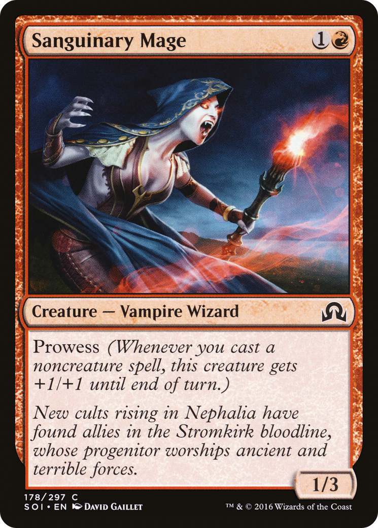 Shadows over Innistrad - (SOI-178) - Sanguinary Mage Foil