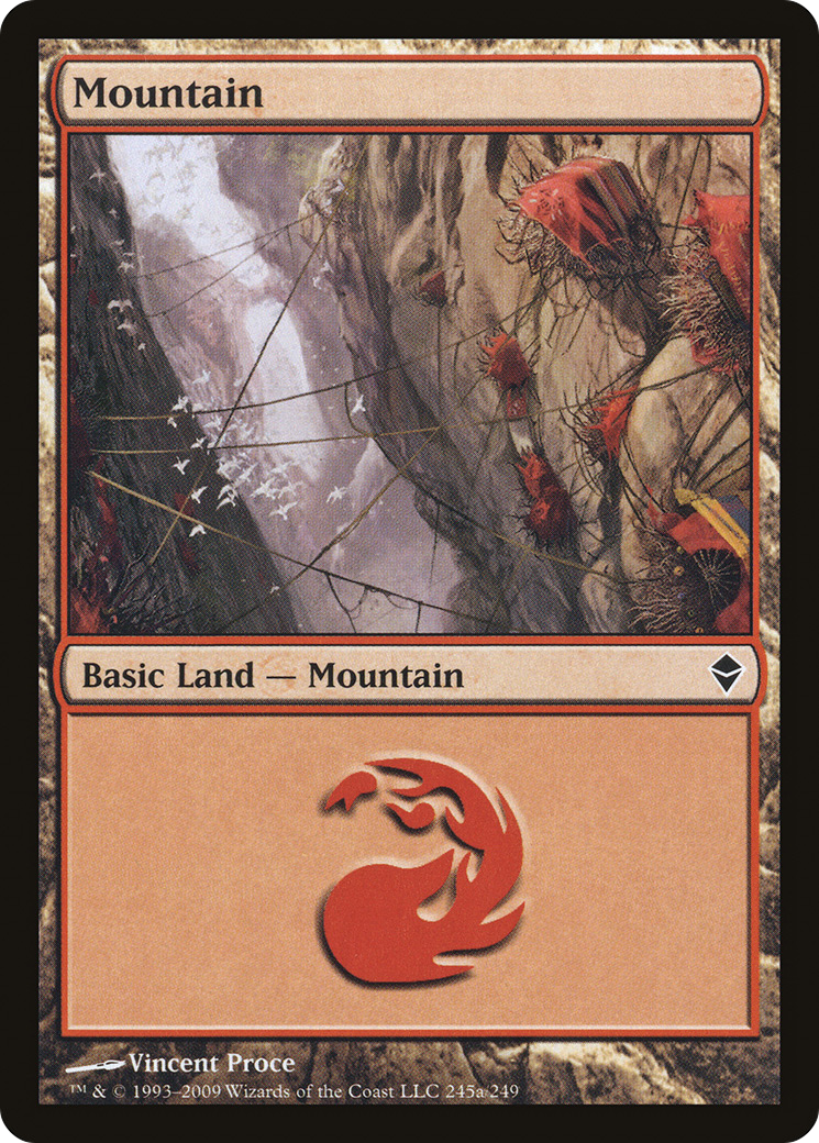 Zendikar - (ZEN-245A) - Mountain (245a)