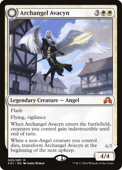 Shadows over Innistrad - (SOI-005) - Archangel Avacyn: (Double Faced Transform)