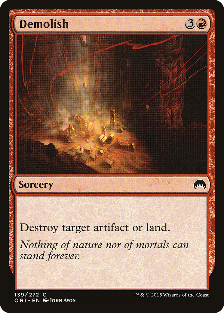 Magic Origins - (ORI-139) - Demolish Foil