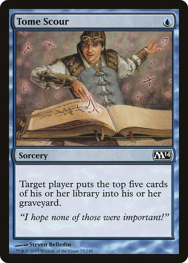 Magic 2014 - (M14-075) - Tome Scour