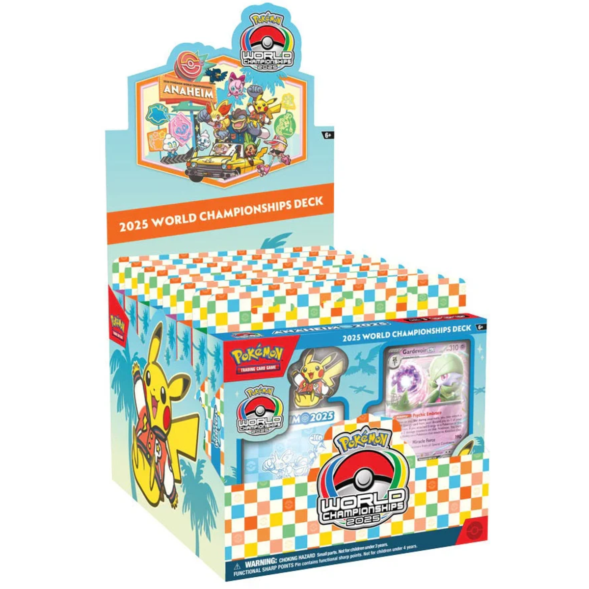 Pokemon - 2025 Anaheim World Championship Decks - Display Case of 8