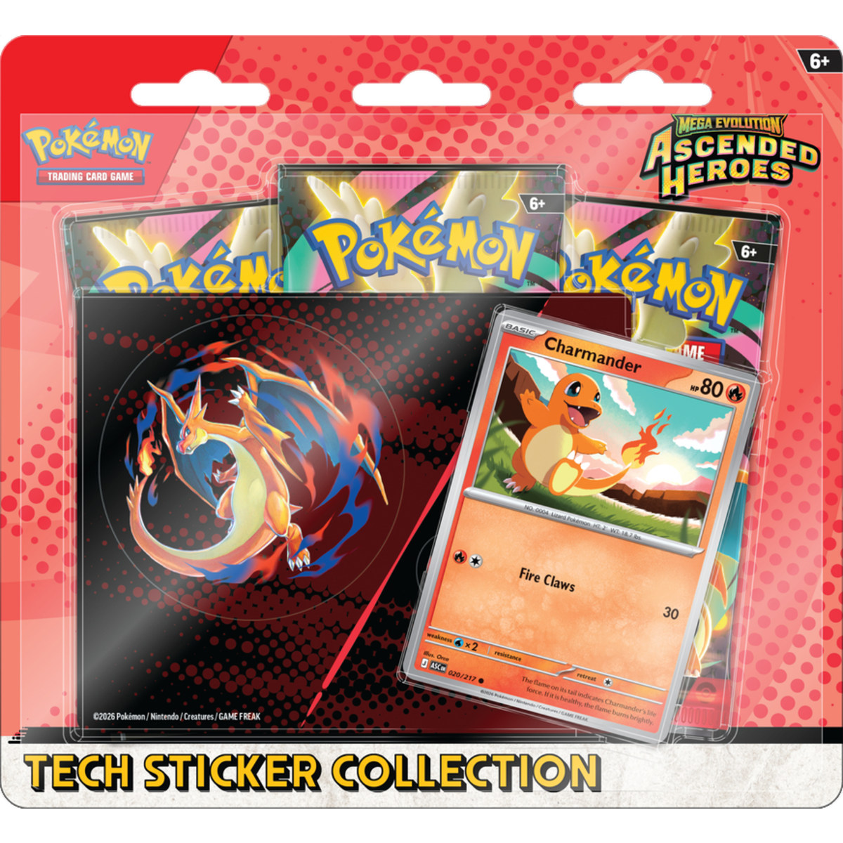 Pokemon Mega Evolution - ME02.5 - Ascended Heroes - Tech Sticker Blister