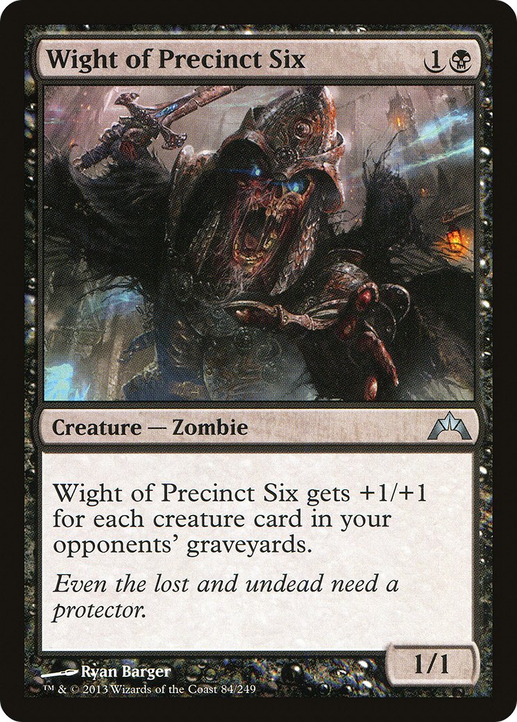 Gatecrash - (GTC-084) - Wight of Precinct Six Foil