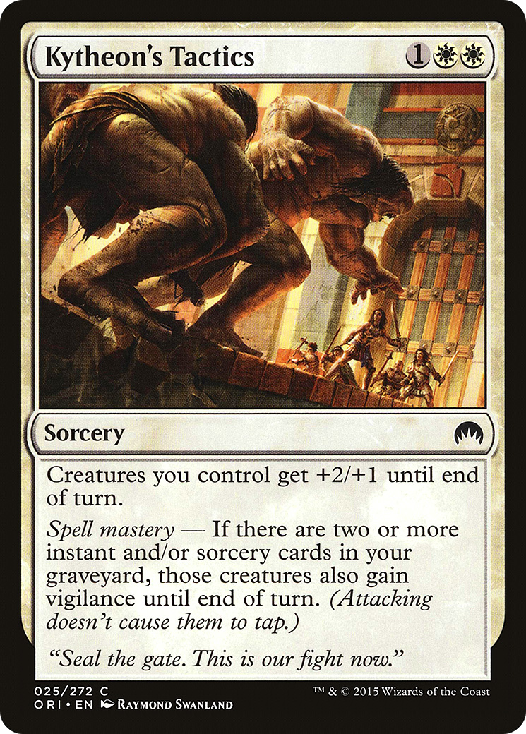 Magic Origins - (ORI-025) - Kytheon's Tactics Foil