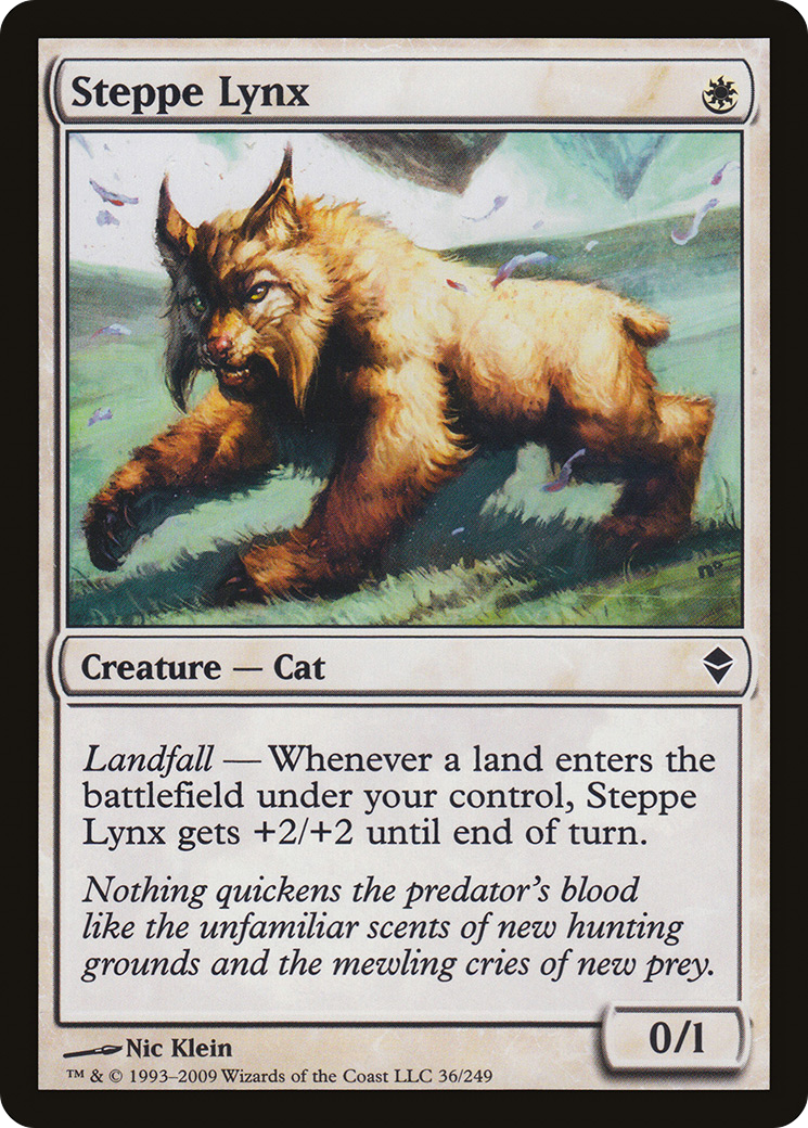 Zendikar - (ZEN-036) - Steppe Lynx