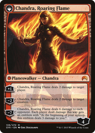 Magic Origins - (ORI-135) - Chandra, Fire of Kaladesh: (originpwdfc) Foil