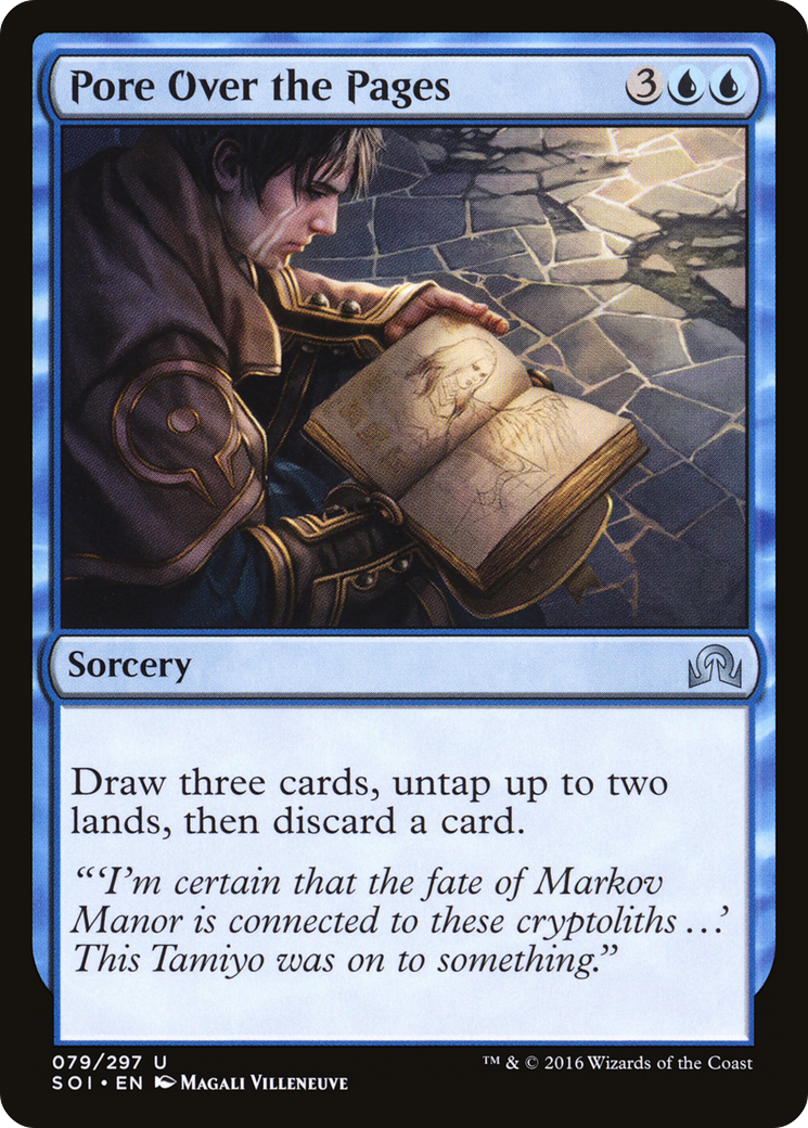 Shadows over Innistrad - (SOI-079) - Pore Over the Pages