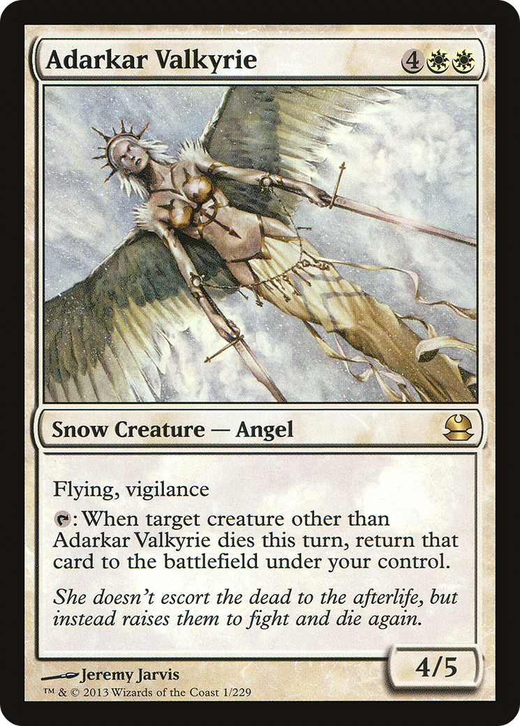 Modern Masters - (MMA-001) - Adarkar Valkyrie