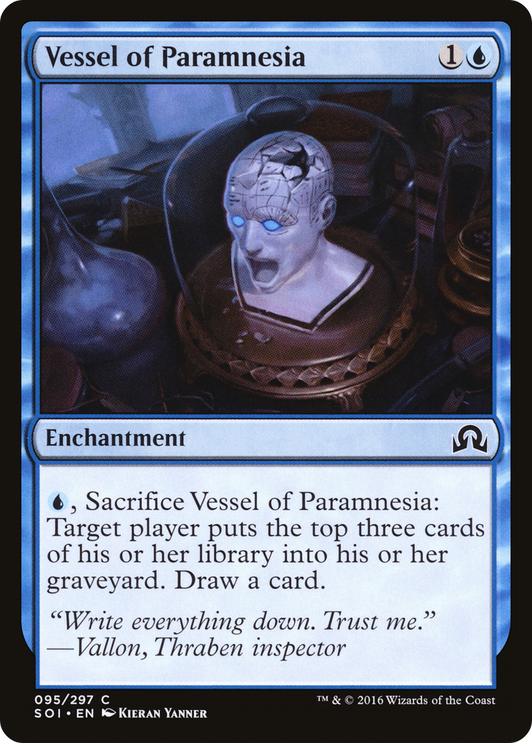 Shadows over Innistrad - (SOI-095) - Vessel of Paramnesia Foil