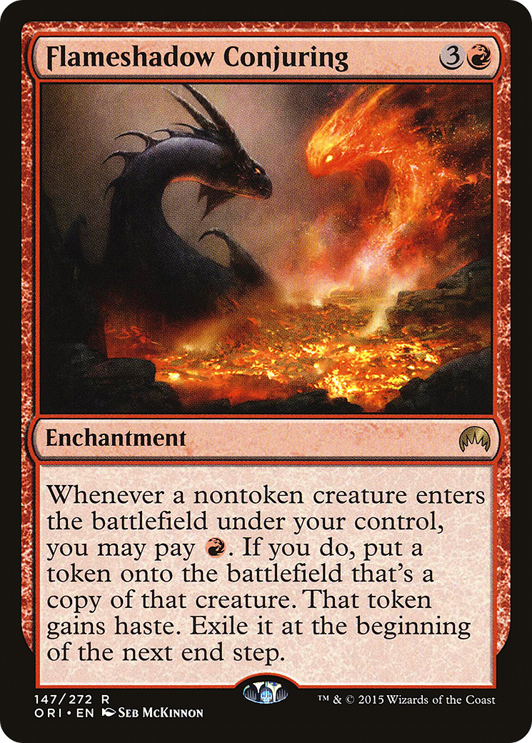 Magic Origins - (ORI-147) - Flameshadow Conjuring Foil