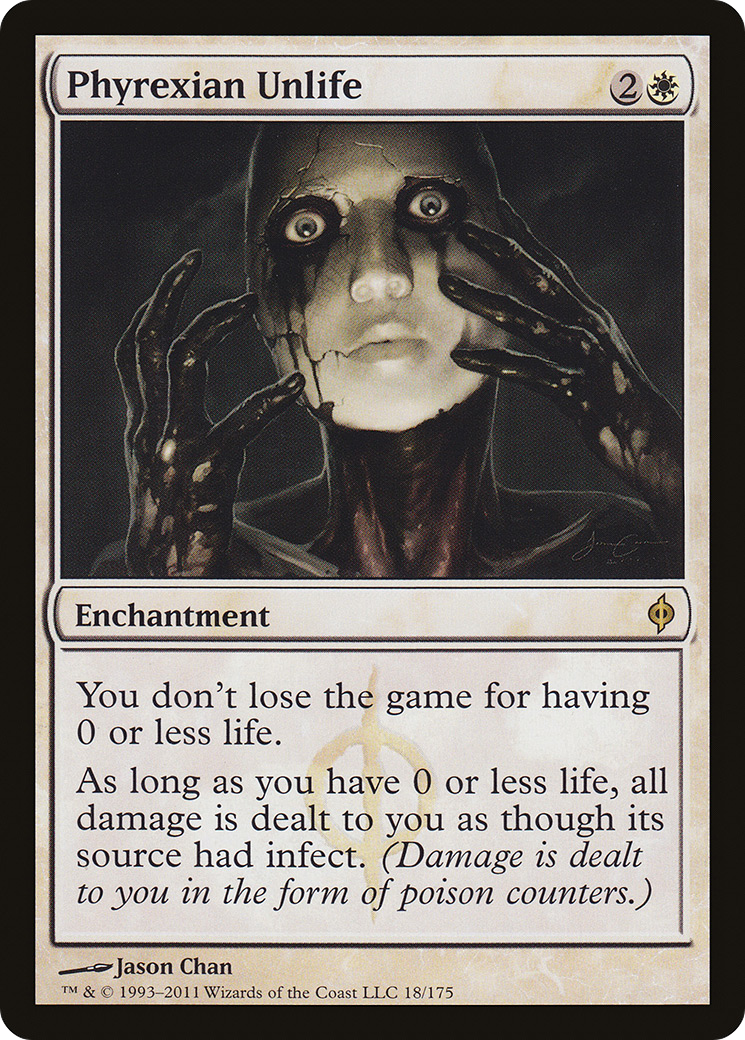 New Phyrexia - (NPH-018) - Phyrexian Unlife Foil