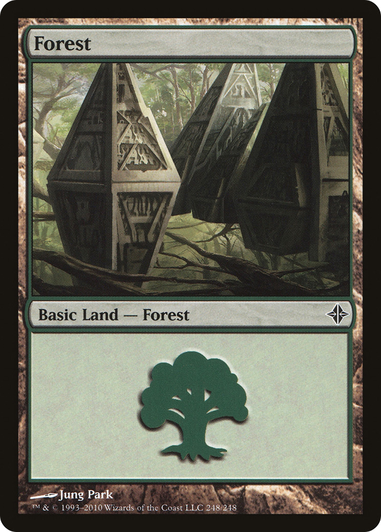 Rise of the Eldrazi - (ROE-248) - Forest (248) Foil