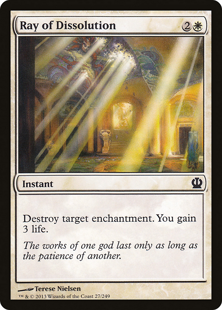Theros - (THS-027) - Ray of Dissolution Foil