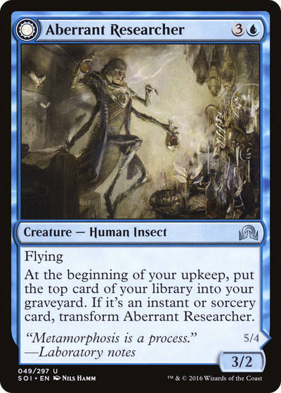Shadows over Innistrad - (SOI-049) - Aberrant Researcher: (Double Faced Transform) Foil