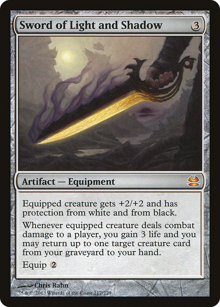 Modern Masters - (MMA-217) - Sword of Light and Shadow Foil