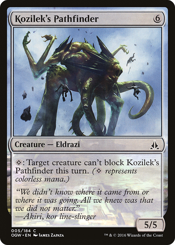 Oath of the Gatewatch - (OGW-005) - Kozilek's Pathfinder Foil