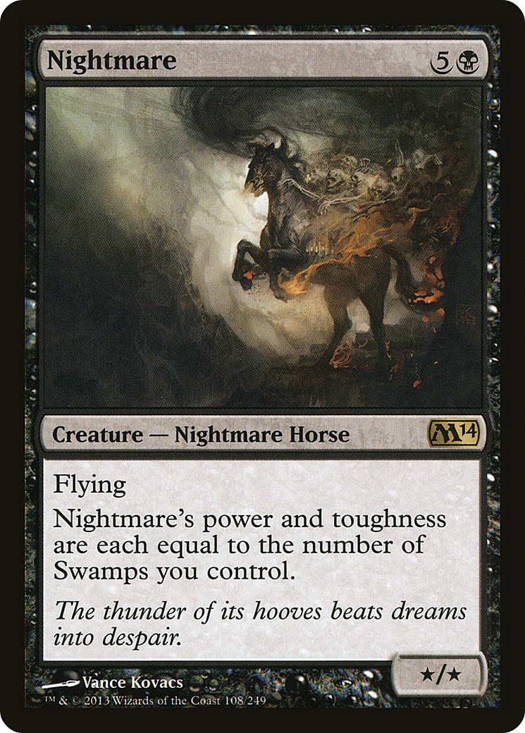 Magic 2014 - (M14-108) - Nightmare Foil