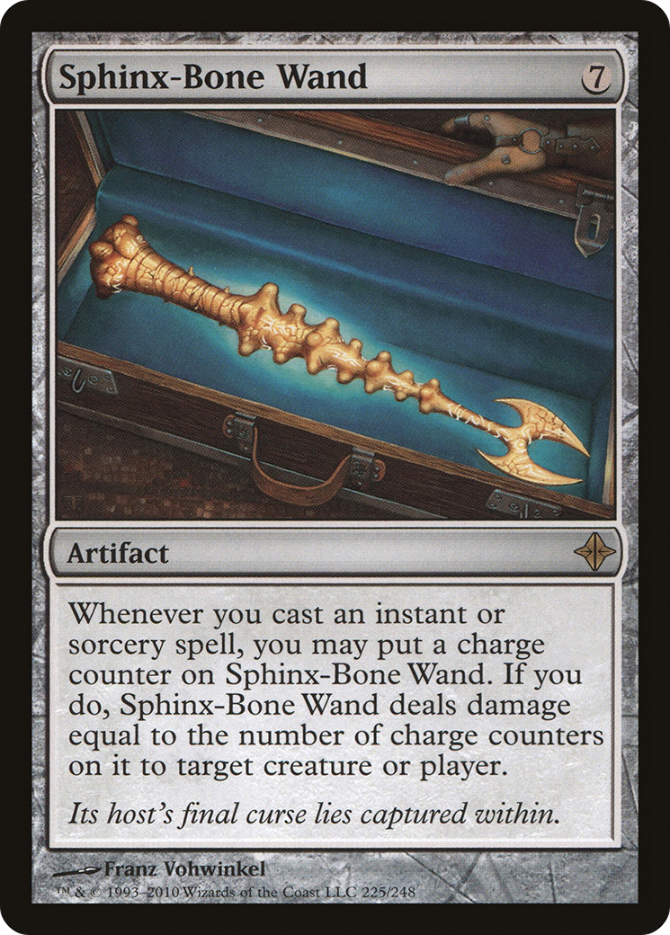 Rise of the Eldrazi - (ROE-225) - Sphinx-Bone Wand Foil