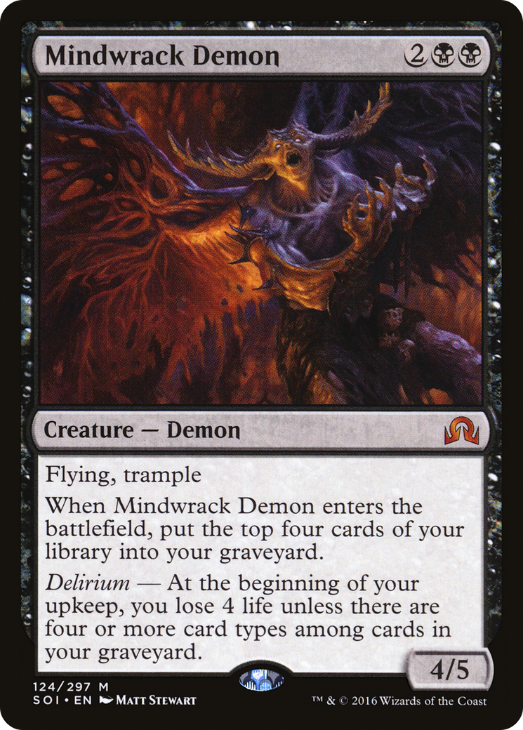Shadows over Innistrad - (SOI-124) - Mindwrack Demon