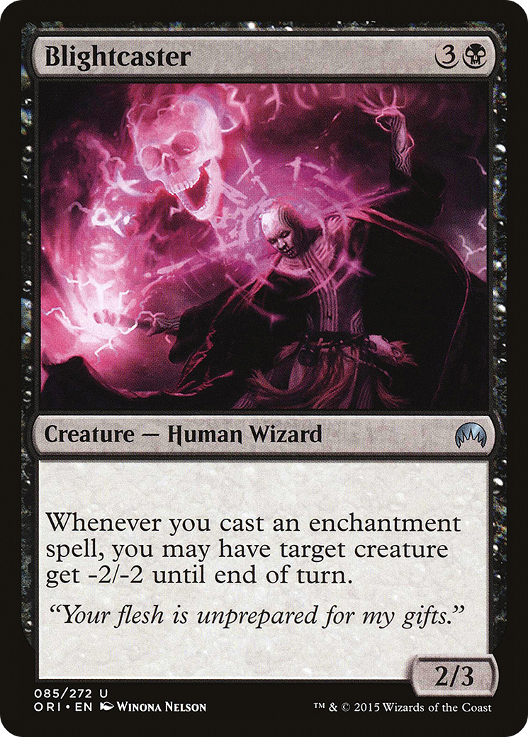 Magic Origins - (ORI-085) - Blightcaster Foil